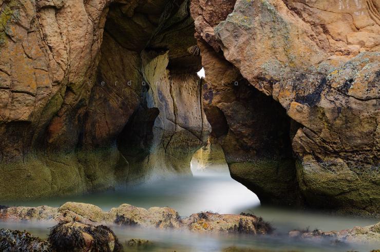 Clashach Cove Sea Arch Abstract