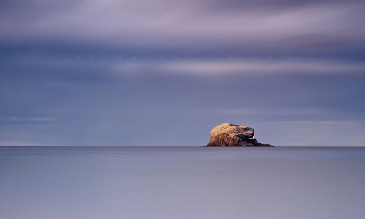 The Bass Rock in Blackcurrant Sorbet